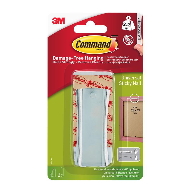 Command™ Universal Adhesive Nail 17047 | Bag (4 pieces)