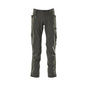 Trousers with knee pockets, stretch, light trousers, dark anthracite