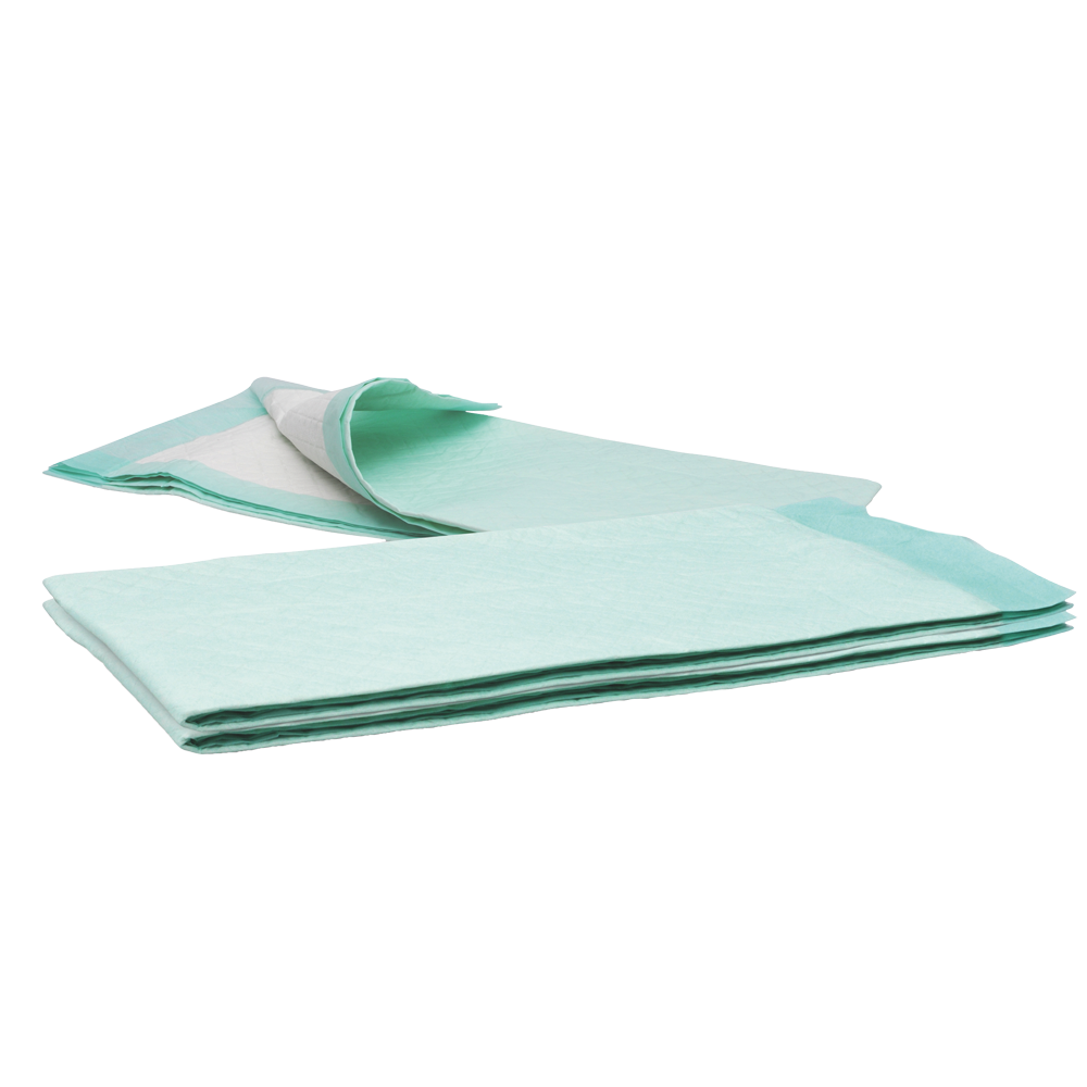 MaiMed medical pad 60x90cm Extra non-sterile Fluff flake pillow 60x90cm 2x25pcs/box green | Box (50 pieces)