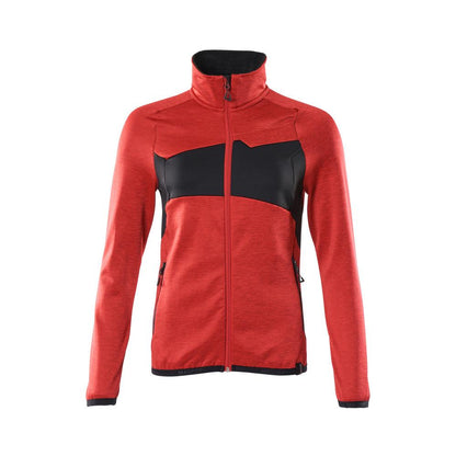 Fleece pullover with zip, women's microfleece jacket