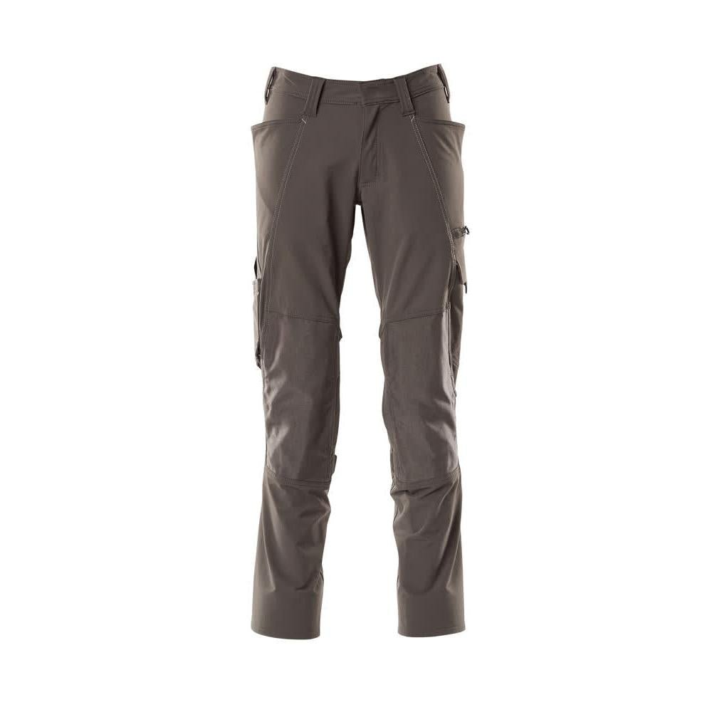 Pants, knee pockets, ULTIMATE STRETCH pants, dark anthracite