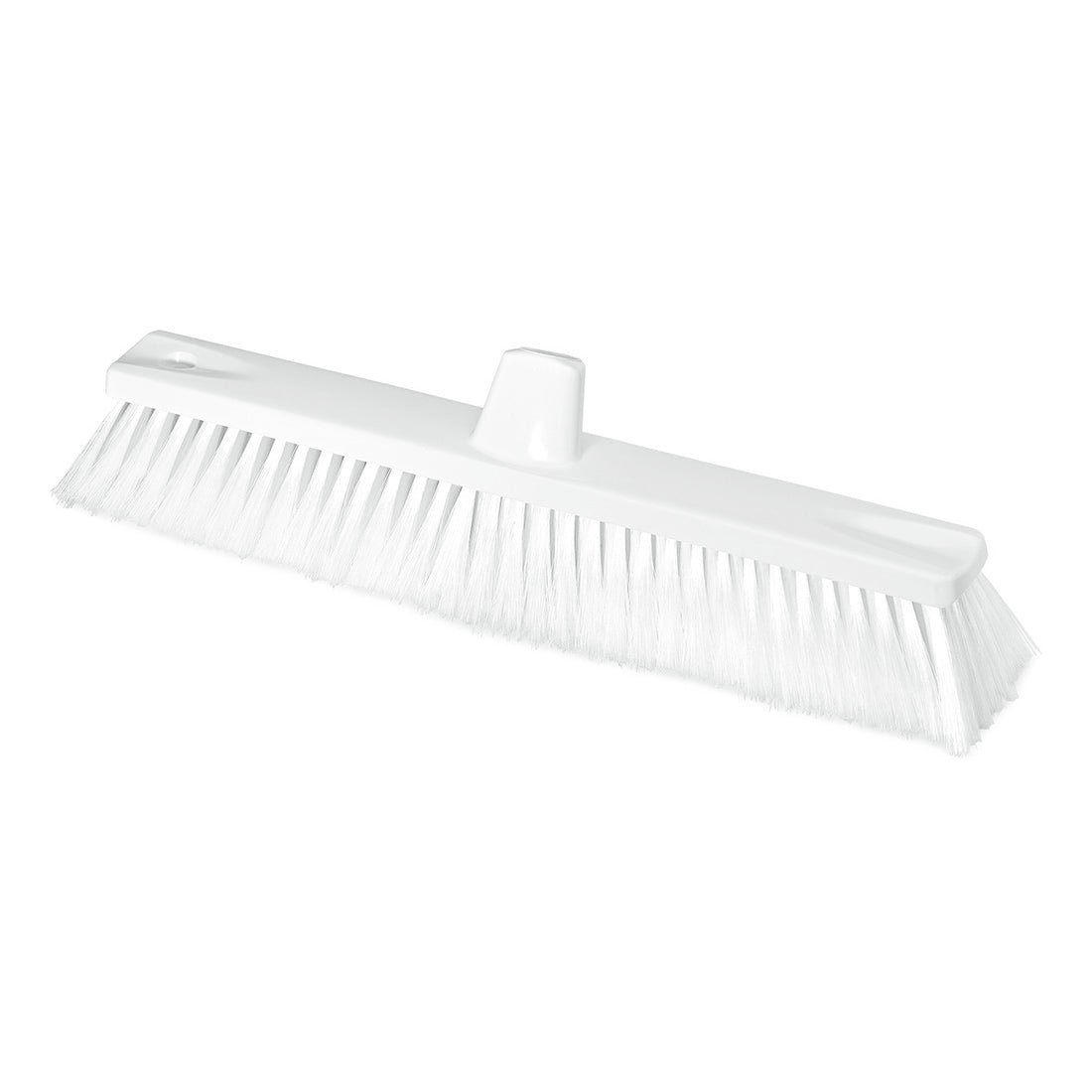 The Nölle Profi Brush HACCP large-area broom with 0.50 mm hard bristles and two grip holes is depicted against a plain white background. Brand: Nölle Profi Brush Bürsten- & Pinseltechnik e.K.
