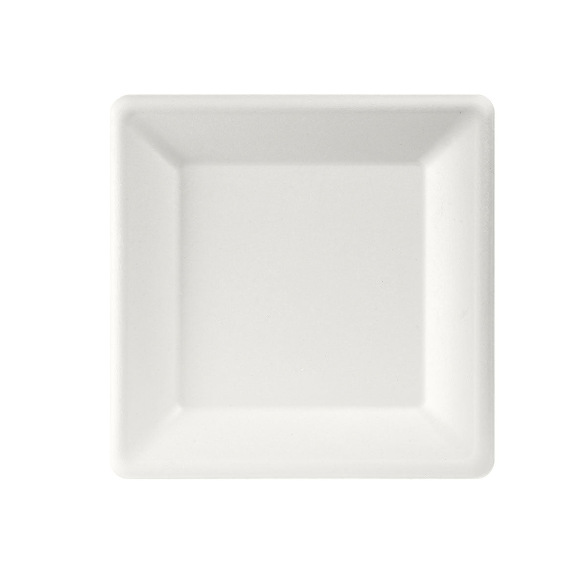 Der Duni GmbH Teller, quadratisch 26x26 cm Weiss aus Bagasse ist ein biologisch abbaubarer und umweltfreundlicher Teller - ideal für jeden Tisch. Packung mit 50 Stück.