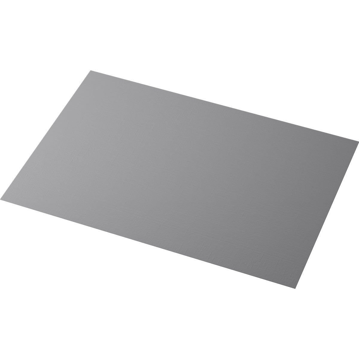 Depicted is a simple, rectangular gray sheet from Duni GmbH on a white background, photographed at an angle - perfect as Evolin placemats 30 x 43.5 cm.