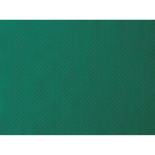 Eine Nahaufnahme der Duni GmbH Papier-Tischsets in Jägergrün (30 x 40 cm), die eine einheitliche Farbe und eine subtile, kleine erhabene Punktstruktur zeigen. Verkauft in einer Packung mit 500 Stück.