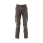 Trousers with knee pockets, extra light trousers, dark anthracite