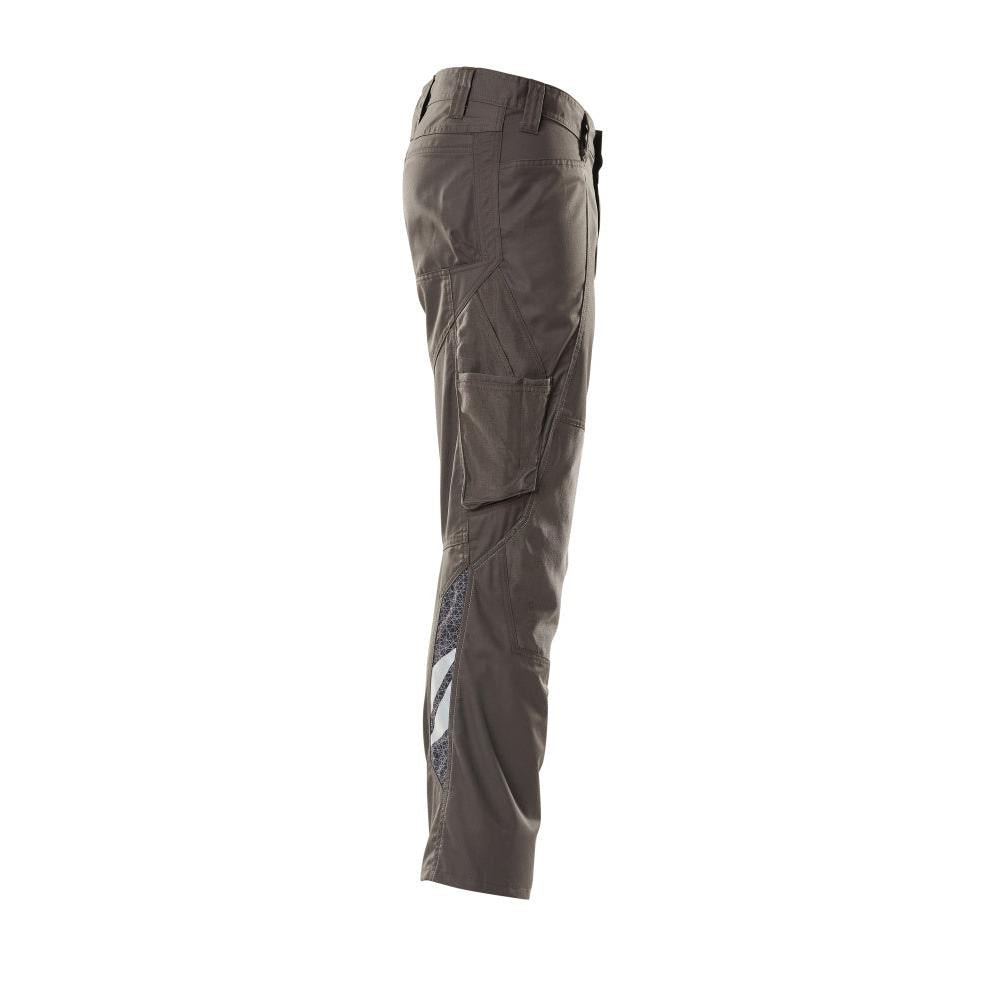 Trousers with knee pockets, extra light trousers, dark anthracite
