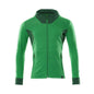 Hooded sweatshirt, modern fit zip-up sweatshirt