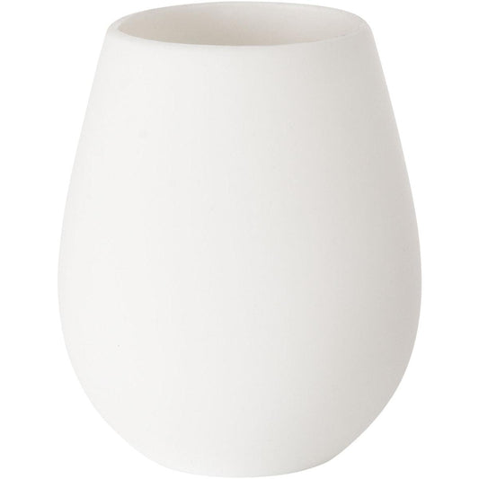 Der Kerzenhalter Tropical 103 x 85 mm von Duni GmbH ist ein weißer Silikonbehälter ohne Henkel, matt und rund - ideal für minimalistisches und tropisches Design. Enthält 1 Behälter je Packung.