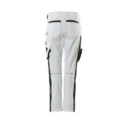 Trousers, women, diamond, two-tone trousers