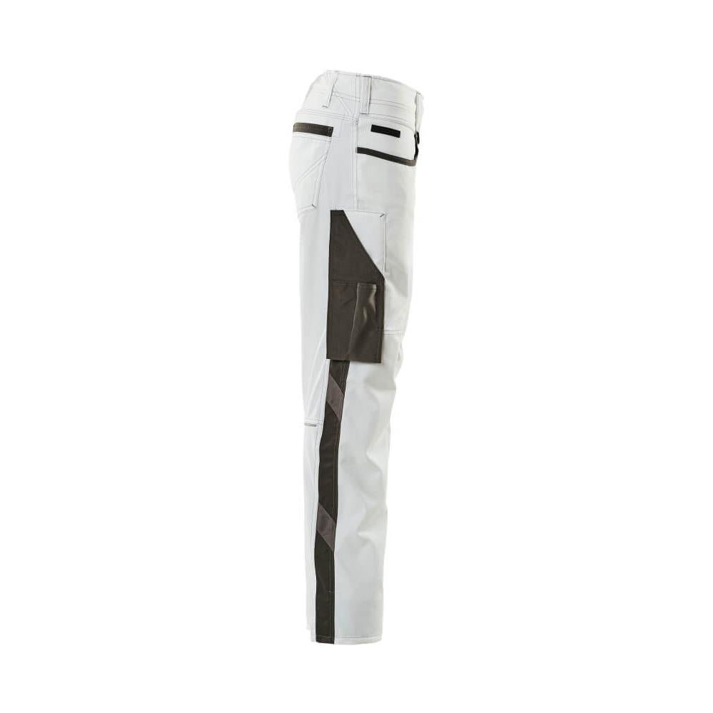 Trousers, women, pearl, two-tone trousers