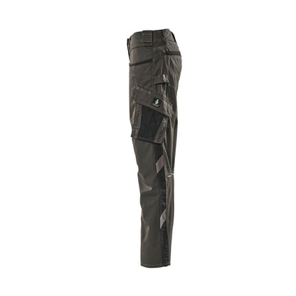Trousers, women, pearl, two-tone trousers