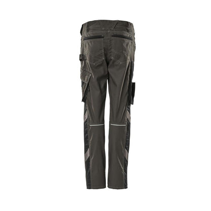 Trousers, women, pearl, two-tone trousers