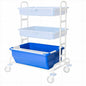 VERMOP disinfectant tub 45 L, blue, 65x49x24 cm