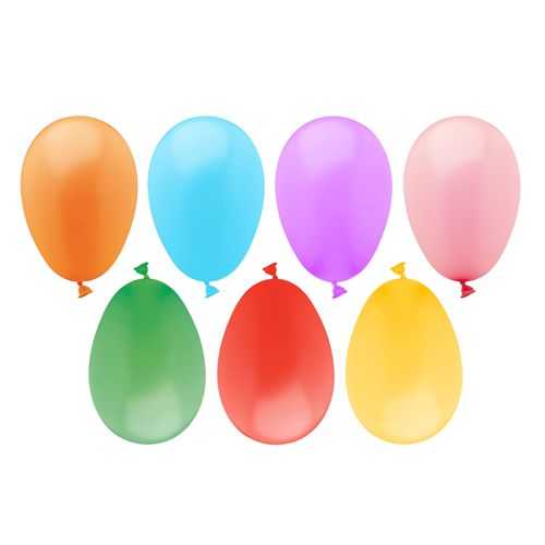 Die PAPSTAR 100 Luftballons farbig sortiert „Wasserbomben“ von der PAPSTAR GmbH: 100 bunte Luftballons in einer Tüte, perfekt für Sommerfeste und als Spiel- und Spaßfaktor für jede Feier.
