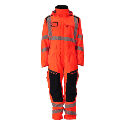 Winter overall CLIMASCOT®, light winter combination, hi-vis red/dark anthracite