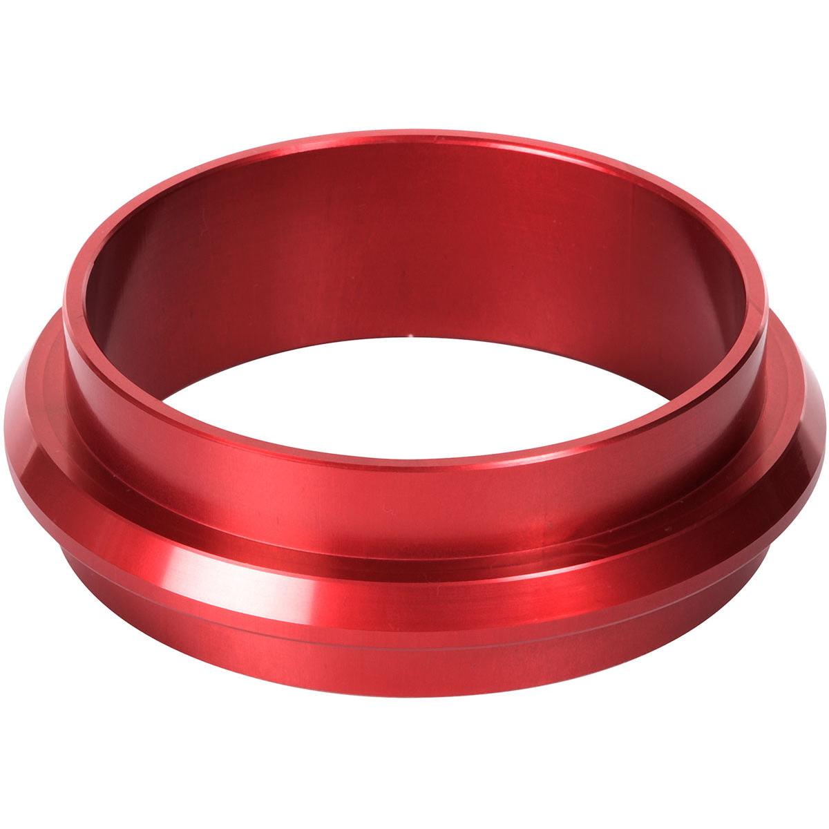 Die Kassette DF5 ø 85 mm Rot von Duni GmbH ist ein roter Metallring mit glatten Oberflächen, perfekt für die sichere Dokumentenaufbewahrung oder den Einsatz im Kassette 85 mm System. Geliefert als Einzelstück (Packung 1 Stück). Abgebildet auf weißem Hintergrund.