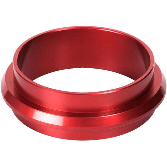 Die Kassette DF5 ø 85 mm Rot von Duni GmbH ist ein roter Metallring mit glatten Oberflächen, perfekt für die sichere Dokumentenaufbewahrung oder den Einsatz im Kassette 85 mm System. Geliefert als Einzelstück (Packung 1 Stück). Abgebildet auf weißem Hintergrund.