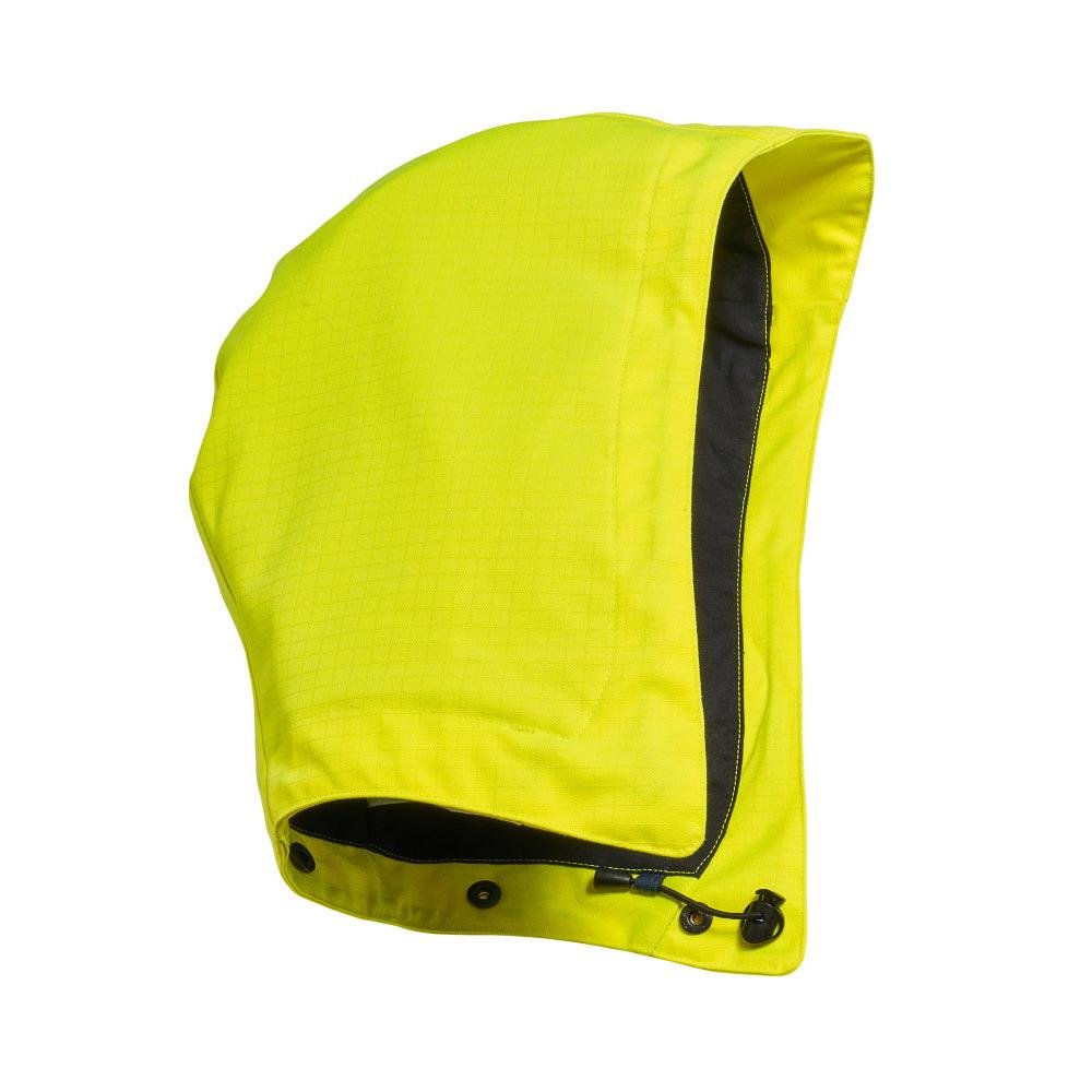 Hood for safety helmet, adjustable Hood size ONE, hi-vis yellow | Pack (1 piece)