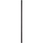 A close-up of a vertical, cylindrical rod with a smooth surface and horizontal lines, similar to the Duni GmbH straw made of FSC® paper, 6 mm x 230 mm, black, pack (200 pieces).