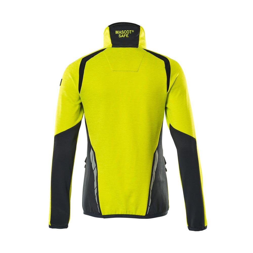 Fleece sweater with short zipper, women's microfleece jacket
