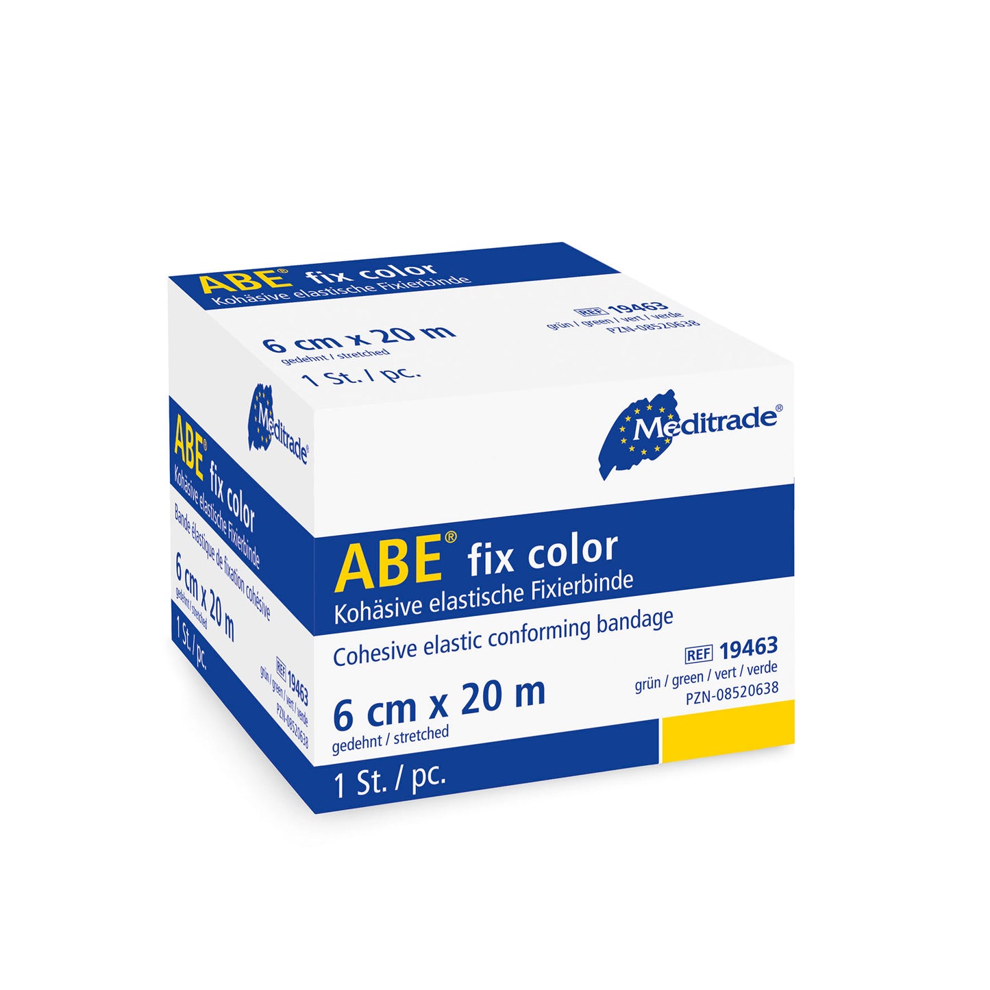 ABE® fix color highly elastic fixing bandage, 6 cm x 20 m