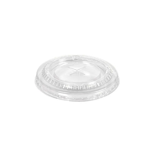 Der flacher Deckel mit Kreuzschlitz von Duni GmbH aus transparentem rPET passt auf alle 350, 470 und 590 ml Becher-nachhaltiger Becherdeckel im 50er-Pack, ideal für umweltbewussten Genuss.