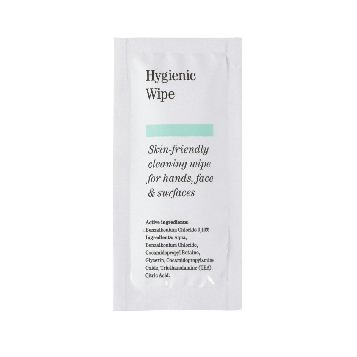 Die "Hygientücher Small 71 x 51 mm Neutral" der Duni GmbH bieten hygienische Reinigung für Hände, Gesicht und Oberflächen. Hautfreundlich und praktisch, jede Packung enthält 3.000 Tücher, die Inhaltsstoffe sind am unteren Rand aufgeführt.