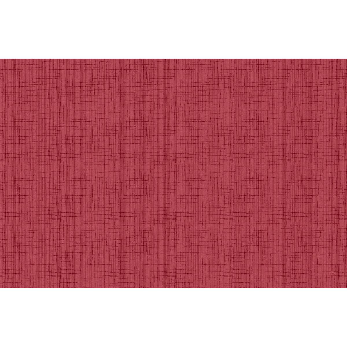 The Duni GmbH Dunicel placemats XL 40 x 60 cm Linnea has a textured red background with an irregular grid of thin, intersecting lines for a subtle crosshatch look.