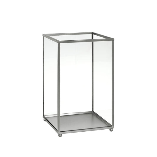 Die Duni GmbH Noble Schale (220 x 140 mm, silber, Glas) überzeugt mit minimalistischer Metallrahmung und vier runden Füßen - eine elegante, dekorative Lösung für stilvolle Präsentationen. Packung: 1 Stück.