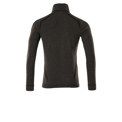 Functional undershirt, light weight functional undershirt, dark anthracite/black