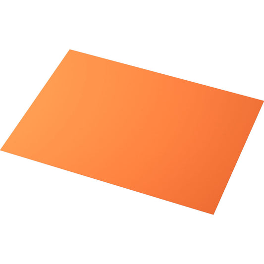 Ein einzelnes Sun Orange Papier-Tischsets (30 x 40 cm) aus dem 500er-Pack der Duni GmbH liegt flach auf weißem Hintergrund und ist zur Ansicht geneigt.