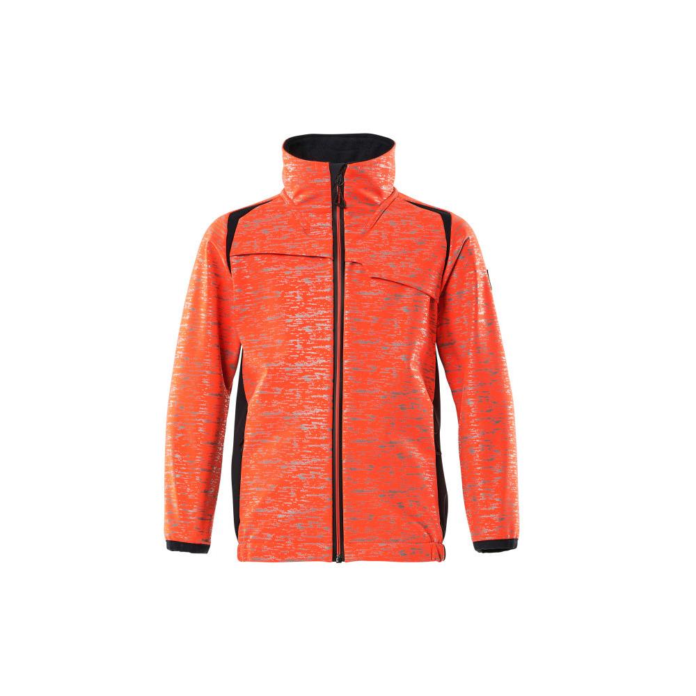 Softshell jacket, children, reflex effects jacket for children