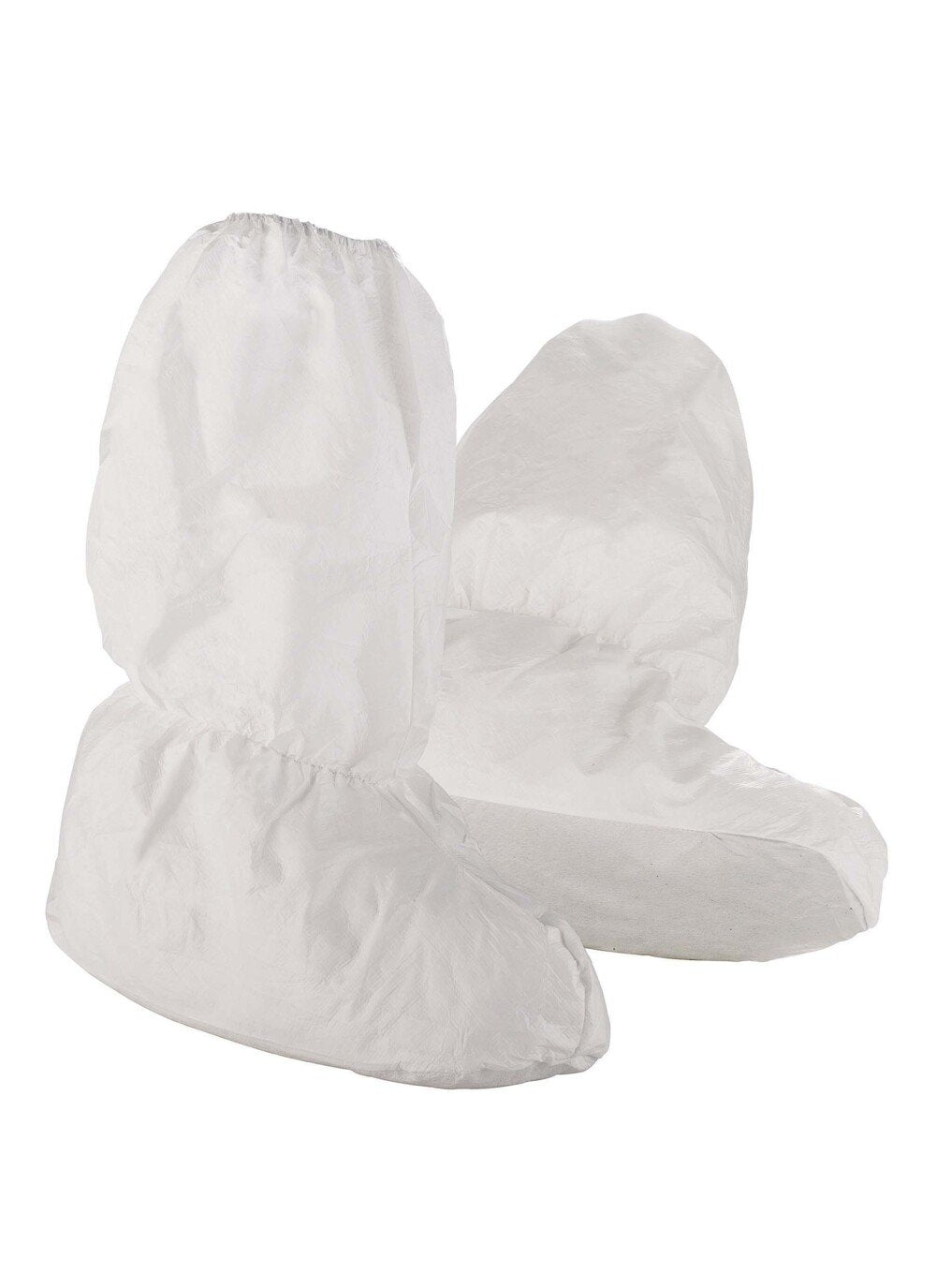 Kimberly-Clark GmbH KleenGuard® A40 Leichter Überziehstiefel - Weiß, Universalgröße: Einweg-Überziehstiefel mit elastischem Abschluss für zuverlässigen Schutz von Schuhen und Unterschenkeln in Reinraum- oder Medizinbereichen. 100 Stück/Karton.