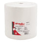 A large white WypAll® L30 jumbo roll paper towel from Kimberly-Clark GmbH with a red and white label, product details, and an illustration for industrial cleaning. 1 roll, extra wide & long, 1000 sheets.