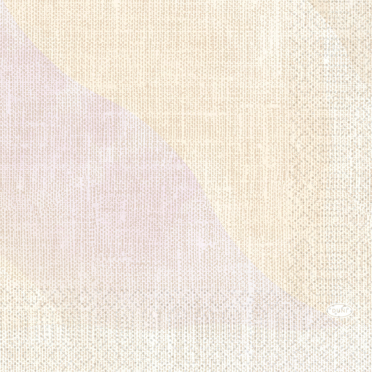 Ein strukturierter Hintergrund mit einem gewebten, leinenähnlichen Muster in Beige und Hellviolett erinnert an die Zelltuchservietten 33 x 33 cm 3lagig Serenity (Packung 50) der Duni GmbH, mit schwach sichtbarem "DUKT" in der rechten unteren Ecke.