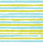 The Duni GmbH cellulose napkins 33x33 cm, 3-ply, Elise Stripes feature a hand-drawn look with blue and yellow-green horizontal stripes and gray dots on white. The package contains 50 napkins.