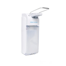 MaiMed MyClean universal dispenser plastic with arm lever white for 500ml & 1l (incl. 500ml adapter) | Bottle (500ml)