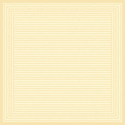 Ein quadratisches, beiges Design mit zentralen horizontalen Linien und passenden Bordüren - wie Tessuto cream 60111 | Packung (20 Stück) von Duni GmbH. Dieser weiche, strukturierte Look ist ideal für weiches, saugfähiges Einwegtuch-Anwendungen.