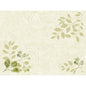 A light beige background with subtle paisley leaves in green and muted olive adorns the Bio-Dunicel sets 30x40 by Duni GmbH (package of 100 pieces), a biodegradable table set in botanical design.