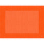 A rectangular image with a grid-like pattern reflects the Bio-Dunicel-Set 30x40 Linnea, orange from Duni GmbH-high-quality, biodegradable placemats with a bright center and dark border, perfect for stylish table decoration.