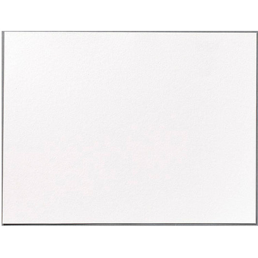 Ein weißes Blatt mit dezentem Schatten auf neutralem Hintergrund - perfekt für die Bio-Dunicel-Sets 30x40 weiss unbedruckt | Karton (1 Packung) und umweltfreundliche, hygienische Servierlösungen der Duni GmbH.