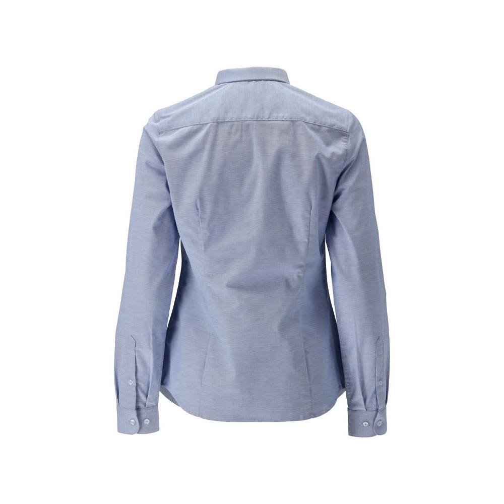 Shirt, modern women's fit, stretch women's blouse, light blue