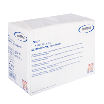 MaiMed-VK non-sterile fleece compresses of 100 pieces/paper bag