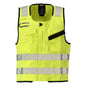 Tool vest Tool vest Multisafe, hi-vis yellow/black-blue