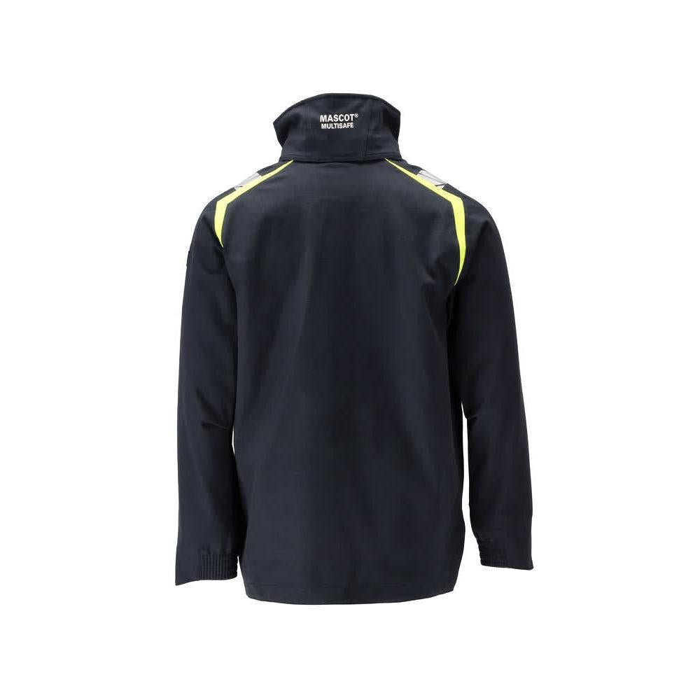 Hard Shell Jacket Jacket Multisafe, black blue/hi-vis yellow
