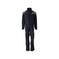 Overall, knee pockets, stretch inserts combination Multisafe, black blue/hi-vis yellow