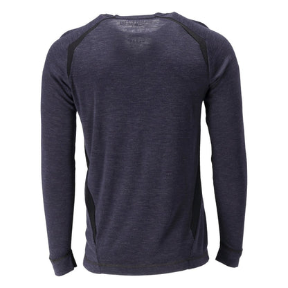 Functional undershirt, wool undershirt Multisafe, black-blue