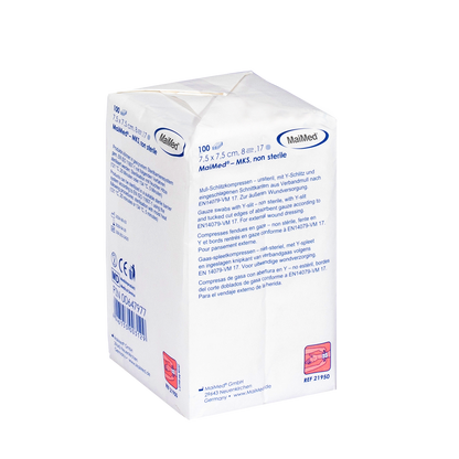 MaiMed-MKS-unsterile gauze slit compresses, 100 pieces/paper bag