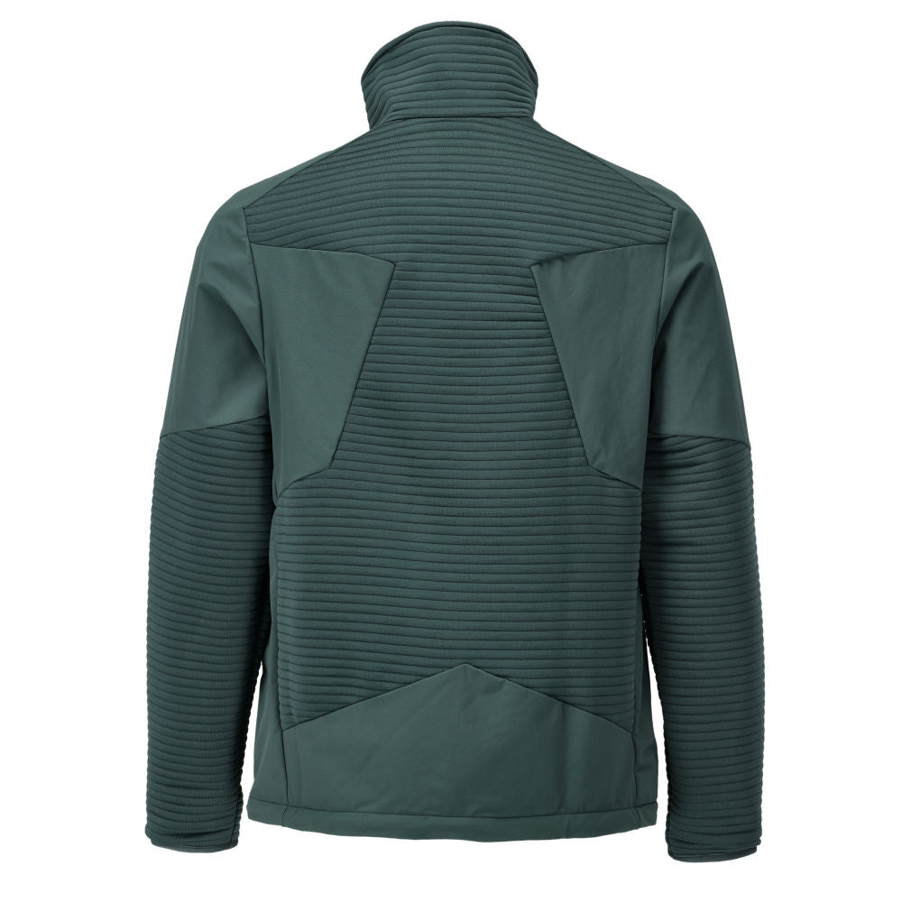 Fleece sweater, short zip, microfleece jacket lining